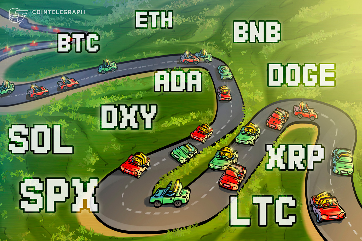 Analysis of Prices on 6/26: SPX, DXY, BTC, ETH, BNB, XRP, ADA, DOGE, SOL, LTC