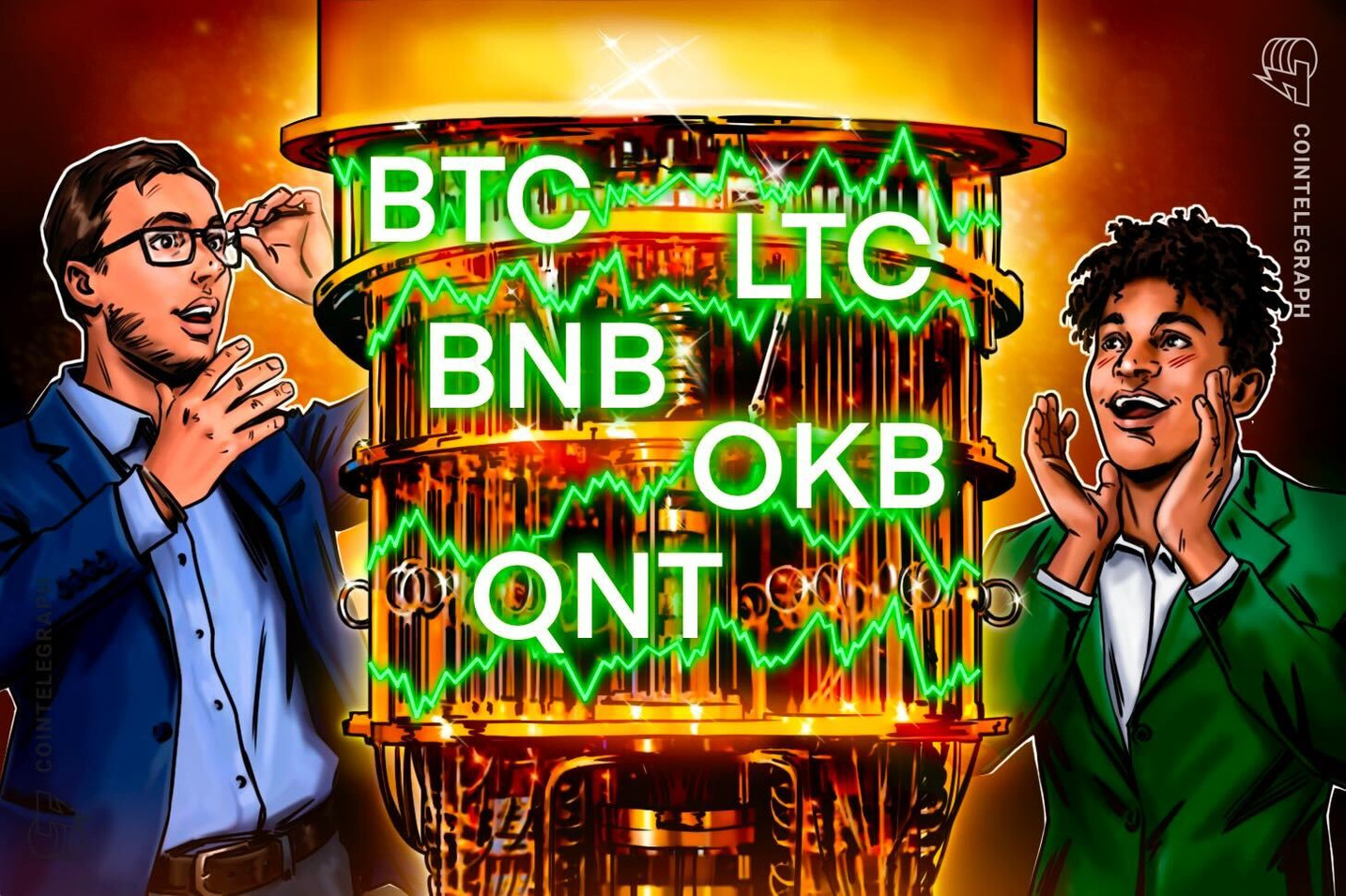 Can Bitcoin Bulls Regain Dominance? Will BNB, LTC, OKB, and QNT Follow Suit?